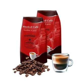 Coffee Beans - Napoletano Blend - Bar Taste & Arabica Cremoso Blend