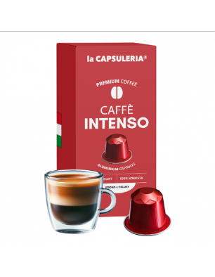 Caffè Intenso - 1x 10 Capsules compatible with Nespresso - Soluble Beverage