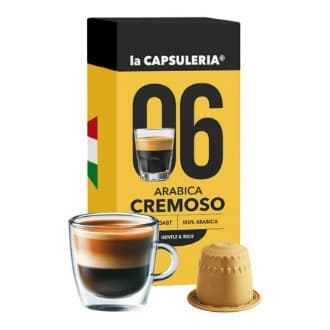 100% Arabica Creamy Coffee - Capsules compatible with Nespresso
